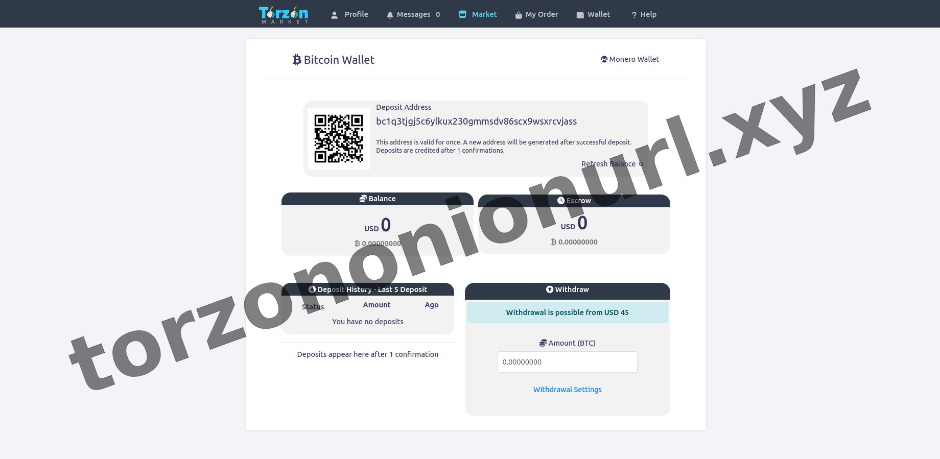 Main Market Dashboard